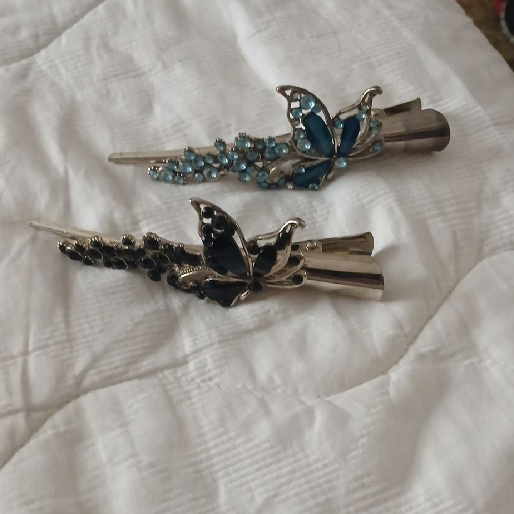 Elegant Butterfly Hair Clips